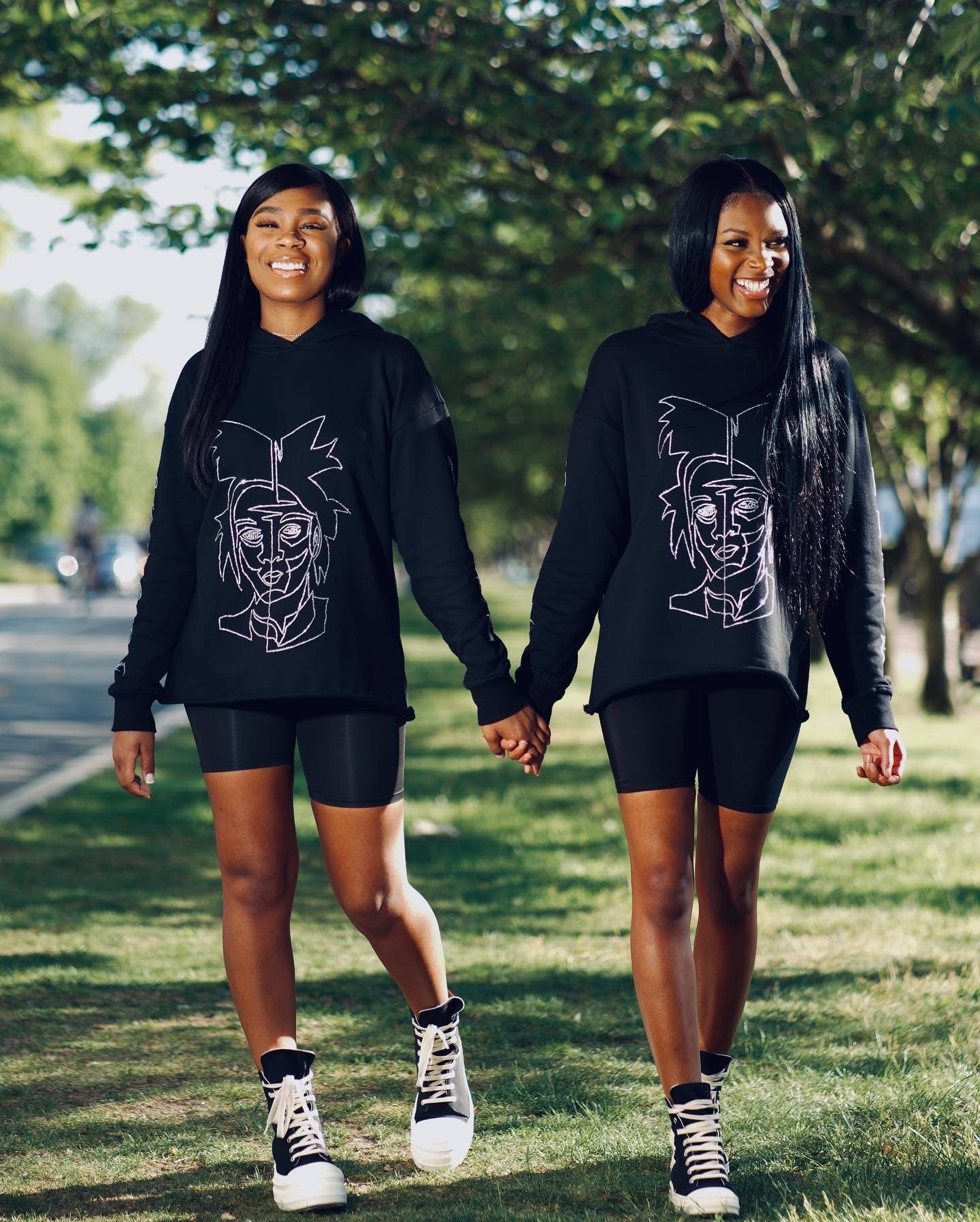 Basqui-Drive Rhinestone Hoodie