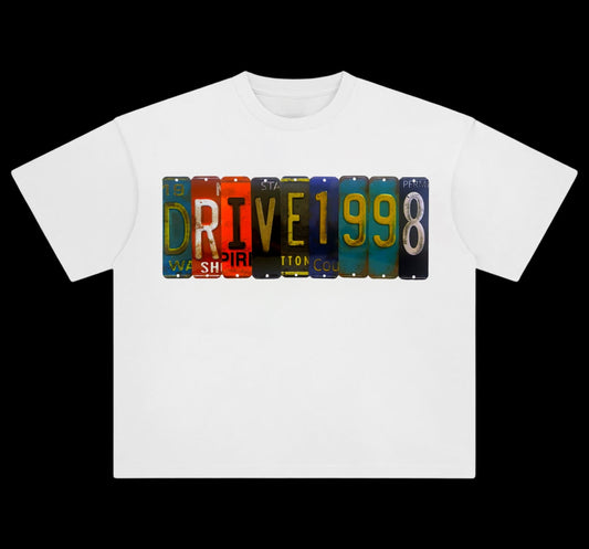 Drive1998 License Plate T-Shirt